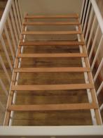Babybed / meegroeibed (voor tiener), Kinderen en Baby's, Kinderkamer | Bedden, Ophalen, Gebruikt, Lattenbodem, Minder dan 140 cm
