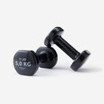 PAAR FITNESSHALTERS VAN 2 X 5 KG - ZWART, Ophalen, Nieuw, Benen, Halterset