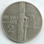 Av Pce ITALIE KM#63 " 2 LIRES VIC. EM. III " DE 1923 R, Enlèvement ou Envoi, Italie, Monnaie en vrac