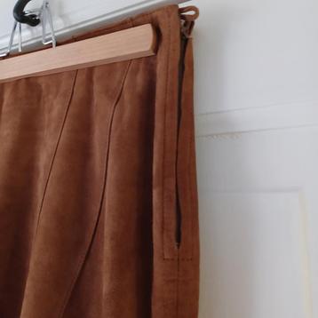 Jupe Scapa en daim taille 36, Enlèvement ou Envoi, Comme neuf, Taille 36 (S), Brun