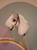 Stokpaard hobby horse handgemaakt met halster wit, Ophalen