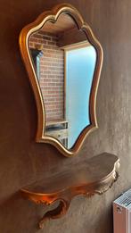 Miroir et console dorés classique, Ophalen