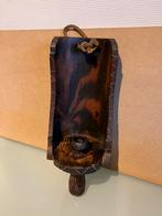 Houten handkandelaar, Antiek en Kunst, Ophalen of Verzenden