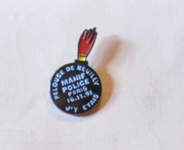 rare pin's manifestation police 1991  beschikbaar voor biedingen