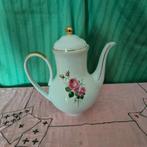 Koffiepot beschilderd met een roos van Bavaria, Antiek en Kunst, Ophalen