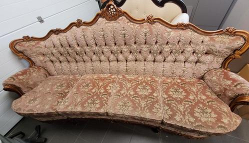 Antieke baroque sofa in zeer mooie staat in massief hout, Antiquités & Art, Antiquités | Meubles | Chaises & Canapés, Enlèvement