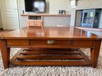 Vintage salontafel (merk GRANGE), Huis en Inrichting, Ophalen, Vierkant, Kersenhout, Minder dan 50 cm