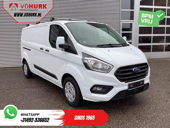 Ford Transit Custom 2.0 TDCI 130 pk Aut. L2 Carplay/ Stoelve, Autos, Camionnettes & Utilitaires, Entreprise, ABS, Air conditionné