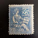 1900 France, Allégorie type 1, bleu 20, inutilisé, rare, Enlèvement ou Envoi, Non oblitéré