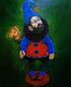 "Premier van Land "X"" Schilderij, Antiek en Kunst, Kunst | Schilderijen | Modern, Verzenden