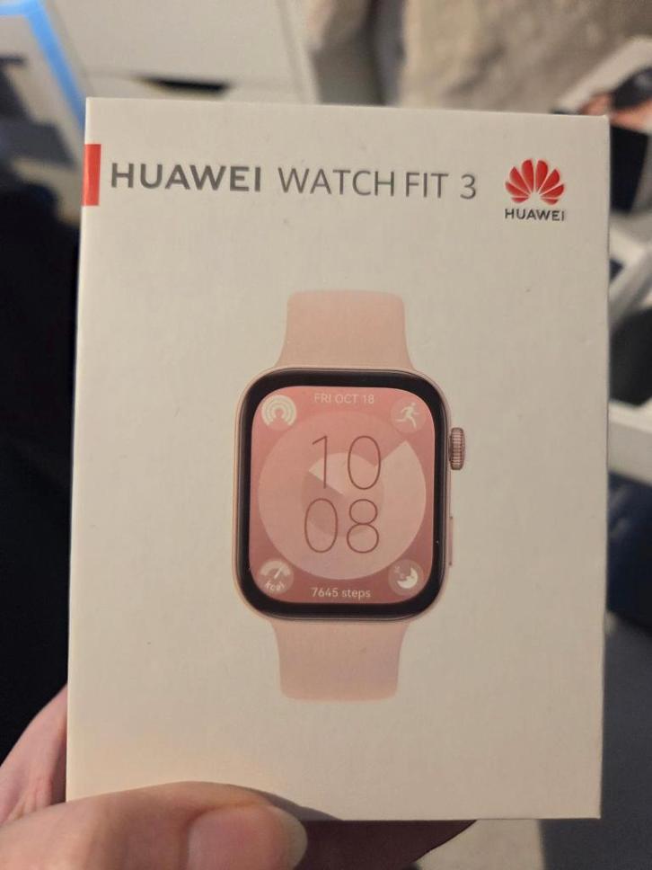 Huawei Smart Watch Fit 3, Bijoux, Sacs & Beauté, Montres connectées, Comme neuf, Android, Rose, Distance, GPS, Battement de coeur