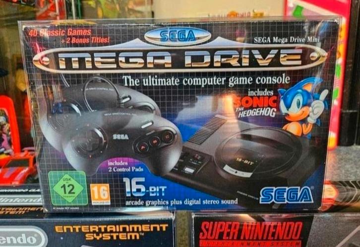 Sega Megadrive Mini, Games en Spelcomputers, Spelcomputers | Sega, Zo goed als nieuw, Ophalen of Verzenden
