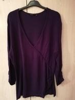 Paarse blouse XL, Kleding | Dames, Gedragen, Est-elle, Ophalen of Verzenden, Maat 46/48 (XL) of groter