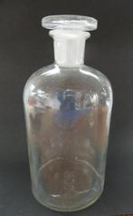 Laboratorium fles met glazen stop  1000 ml, Ophalen of Verzenden, Gebruikt