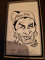 Sticker karikatuur Poupou Wielrennen Raymond Poulidor, Ophalen of Verzenden, Zo goed als nieuw, Sport