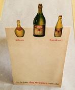 OUDE MENU SPIJSKAART TOP BRONNEN NEDERBRAKEL, Ophalen of Verzenden