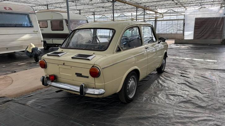 Fiat 850D Special - 1973 - 86.000km - Oldtimer, Auto's, Fiat, Particulier, Handgeschakeld, Zwart, Leder, Ophalen