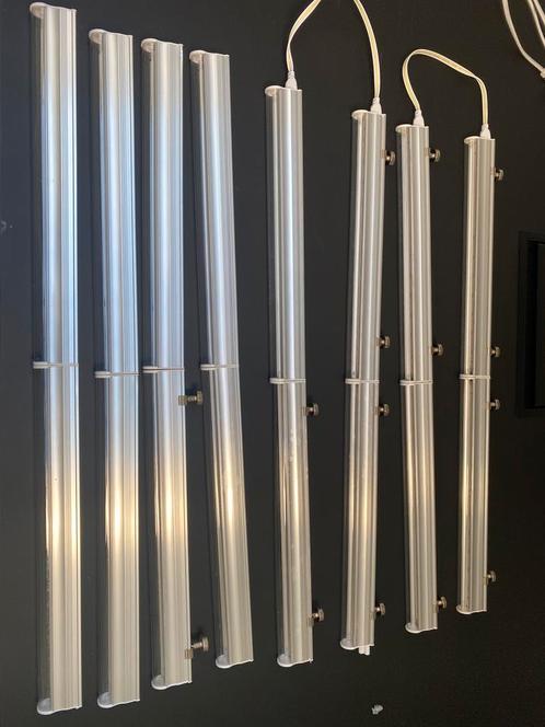Groeilampen plantenkast/greenhouse 4x 20W full spectrum, Huis en Inrichting, Lampen | Overige, Zo goed als nieuw, Ophalen of Verzenden