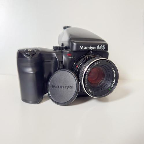 Mamiya 645 Pro TL+ Sekor C 80 mm f/2.8+, Audio, Tv en Foto, Fotocamera's Analoog, Gebruikt, Spiegelreflex, Overige Merken, Ophalen