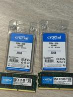 32GB DDR4 SODIMM Crucial, Computers en Software, Gebruikt, DDR4, Ophalen of Verzenden, 64 GB