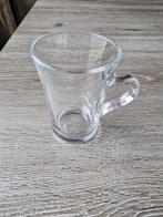 6 glazen tassen, Glas of Glazen, Gebruikt, Ophalen of Verzenden, Glas