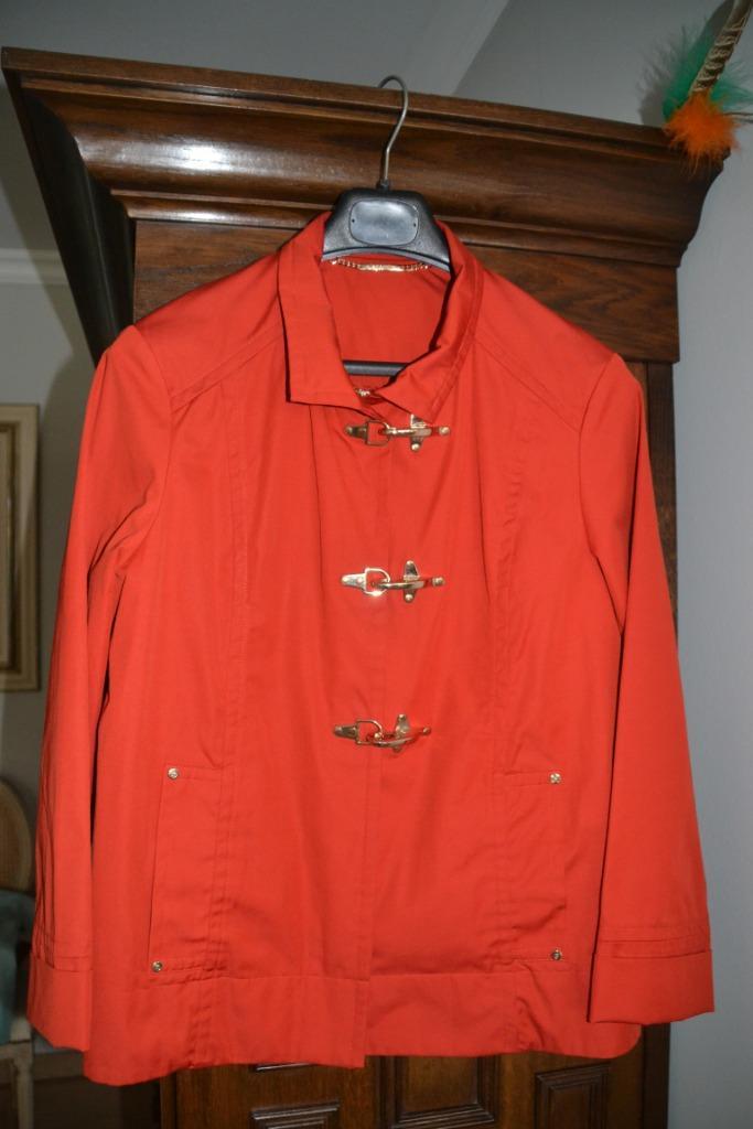 Jasje Elena Miro, Kleding | Dames, Jasjes, Kostuums en Pakken, Zo goed als nieuw, Jasje, Maat 42/44 (L), Rood, Ophalen of Verzenden