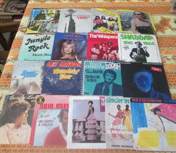 45 prima Vinyl  Singles - Pop en rock jaren 70-80 beschikbaar voor biedingen