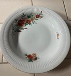 Service de vaisselle vintage à motif floral orange, Ophalen, Gebruikt, Compleet servies