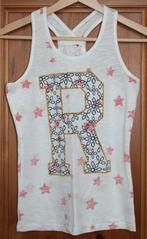 Joli top estival blanc à étoiles roses - 10 ans, Enfants & Bébés, Vêtements enfant | Taille 140, Enlèvement ou Envoi, Chemise ou À manches longues