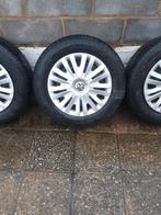 4 jantes VW 5X112  toles enjoliveurs pneus hiver, 15 pouces, Pneus et Jantes, Pneus hiver, Enlèvement