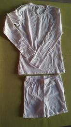 wit pyjama short + t-shirt 140, Ophalen, Jongen of Meisje, Nieuw, Nacht- of Onderkleding