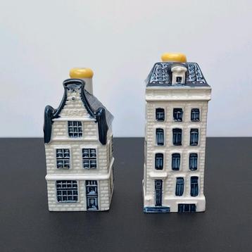Miniatuur Delfts blauwe huisjes KLM Bols jenever n16 & 74 beschikbaar voor biedingen