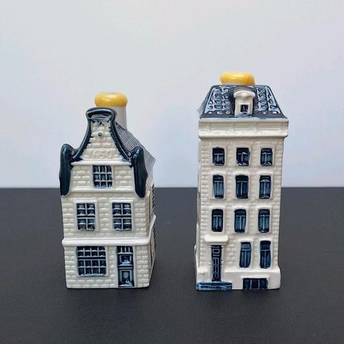 Miniatuur Delfts blauwe huisjes KLM Bols jenever n16 & 74, Verzamelen, Overige Verzamelen, Zo goed als nieuw, Ophalen of Verzenden