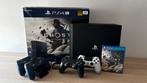 PS4 Pro 1TB Ghost of Tsushima bundle + 4 controllers, Games en Spelcomputers, Spelcomputers | Sony PlayStation 4, Ophalen, Zo goed als nieuw