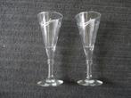 lot van 2 stuks oude Portoglazen Emaille tekst  BURINGHAM, Verzamelen, Ophalen of Verzenden, Zo goed als nieuw, Borrel- of Shotglas