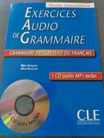 Exercices audio de grammaire + 1 CD audio MP3, Enlèvement ou Envoi, Neuf