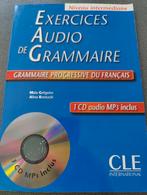 Exercises Audio de Grammaire + 1 CD audio MP3, Ophalen of Verzenden, Nieuw