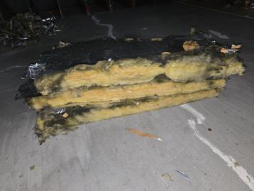 Zolderisolatie - AFBRAAK - minerale wol - GRATIS  50 à 60 m² beschikbaar voor biedingen