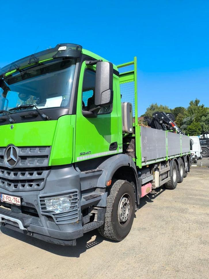 Camion grue hiab 288-8 Te Koop/ A vendre, Articles professionnels, Machines & Construction | Transport