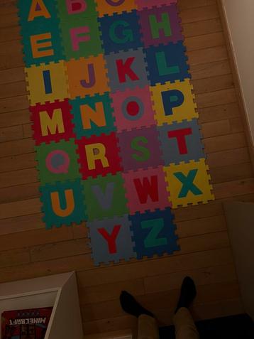 Speelmat Puzzel - Alfabet & Cijfers (foam tegels) beschikbaar voor biedingen