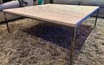 Prachtige Italiaanse marmer chrome salontafel, Ophalen, Modern chique, 50 tot 100 cm, Zo goed als nieuw