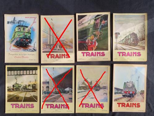 Tijdschriften TREINEN NMBS 1949-1953 spoorlijn, Verzamelen, Spoorwegen en Tram, Gebruikt, Trein, Boek of Tijdschrift, Ophalen of Verzenden