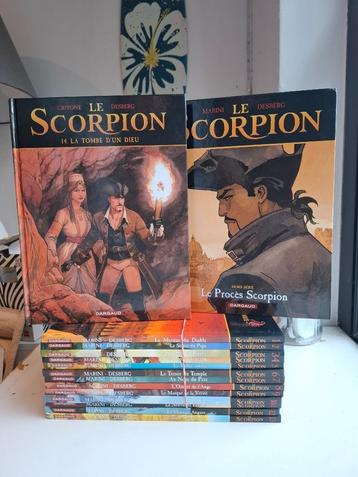 LE SCORPION TOMES 1à 14 SERIE COMPLETE + HORS SERIE MARINI beschikbaar voor biedingen