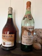 Antieke grote flessen cognac, Ophalen
