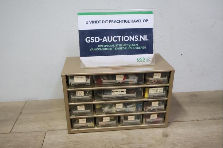 Raaco Elektricien Onderdelenkastje met 13-Lades, Antiek en Kunst, Curiosa en Brocante