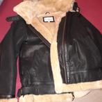 UNIEKE Vliegeniersvest uniseks HOGE KWALITEIT Leer, Taille 42/44 (L), ISACO, Comme neuf, Enlèvement