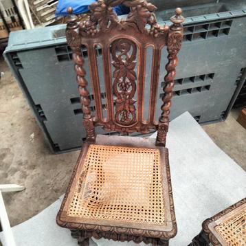 Antieke stoelen 5 stuks 