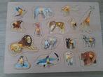 Houten puzzel legpuzzel dieren, Ophalen, Zo goed als nieuw