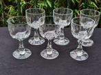 VSL, cristal taillé ancien (derby) 6 verres., Enlèvement ou Envoi