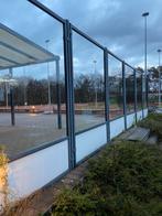 Glazen terrasafscherming, Glasplaat, Dubbelglas, Ophalen of Verzenden, 160 cm of meer